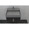 Castello Usa Amazon 24-inch Black Vanity Set with Gray  Top and Chrome Handles CB-MC-24BLK-CHR-2056-GR - alternate 3